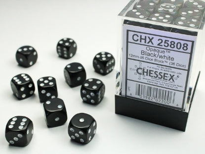 Chessex D6 Dice 16mm (12 Dice) (Various Colors)