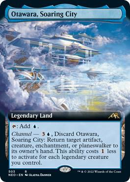 Otawara, Soaring City (Extended Art) - Kamigawa: Neon Dynasty (NEO)