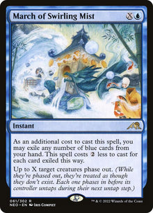 March of Swirling Mist - Kamigawa: Neon Dynasty (NEO) - FOIL