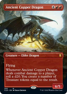 Ancient Copper Dragon (Borderless) - Commander Legends: Battle for Baldur's Gate (CLB)
