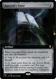 Sarevok's Tome (Extended Art) - Commander Legends: Battle for Baldur's Gate (CLB)