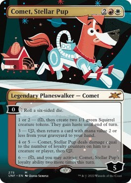 Comet, Stellar Pup (Borderless) - Unfinity (UNF)