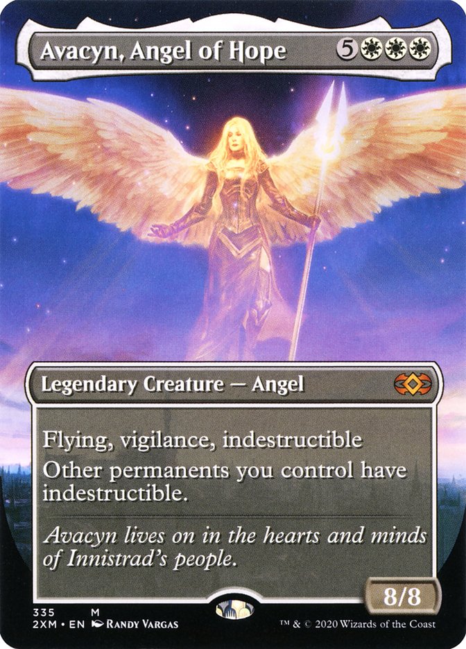 Avacyn, Angel of Hope (Borderless) - Double Masters (2XM)