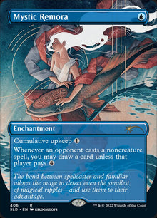 Mystic Remora (Borderless) - Secret Lair Drop Series (SLD) -  FOIL