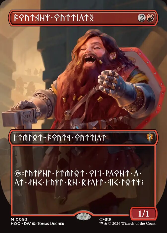 Dwarven Warriors (Dwarvish) - The Hobbit Eternal (HOC)