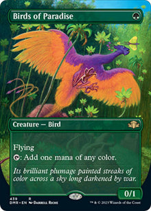 Birds of Paradise (Borderless) - Dominaria Remastered (DMR)