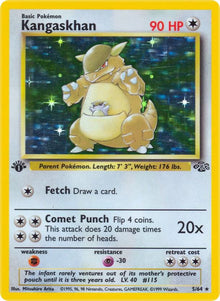 Kangaskhan (5) - Jungle (JU) 1st Edition