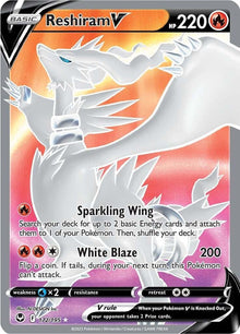 Reshiram V (Full Art) - SWSH12: Silver Tempest (SWSH12)