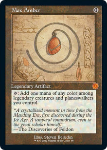 Mox Amber (Schematic) - The Brothers' War: Retro Frame Artifacts (BRR)