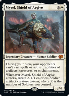 Myrel, Shield of Argive - The Brothers' War (BRO) - FOIL