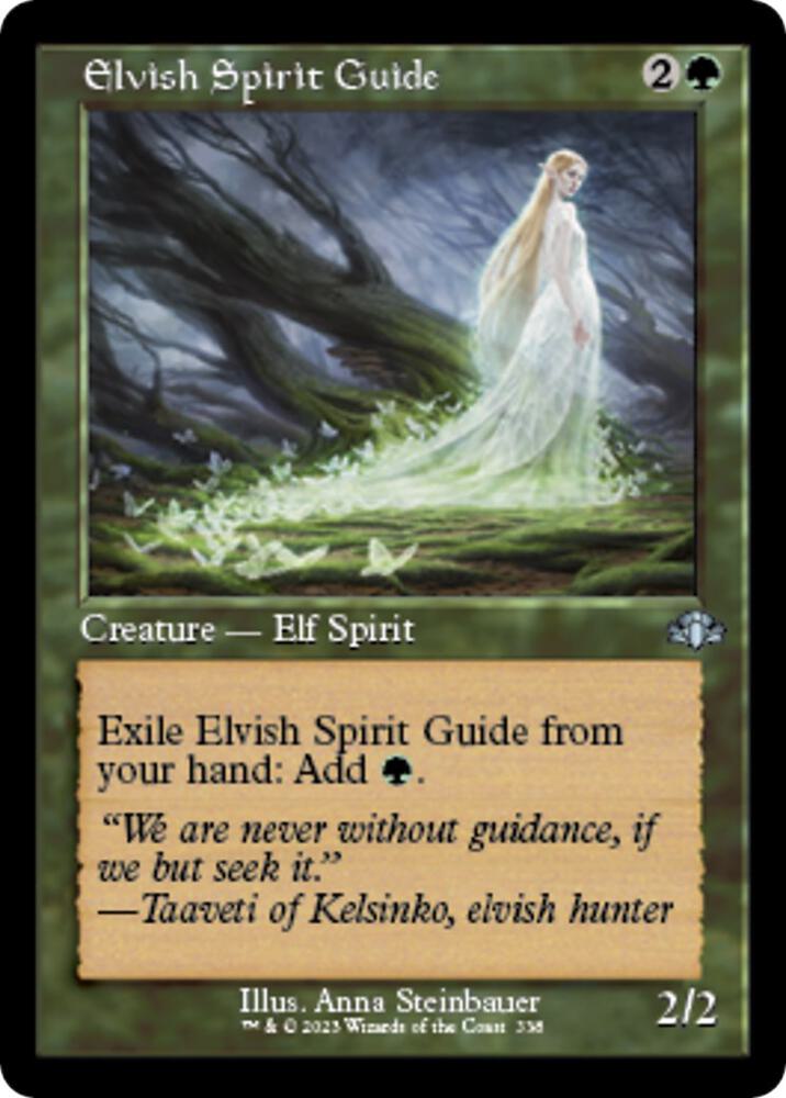 Elvish Spirit Guide (Retro Frame) - Dominaria Remastered (DMR) - FOIL