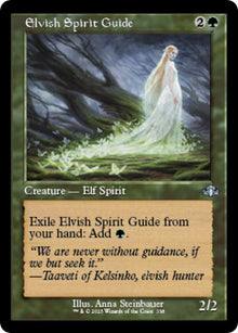 Elvish Spirit Guide (Retro Frame) - Dominaria Remastered (DMR) - FOIL