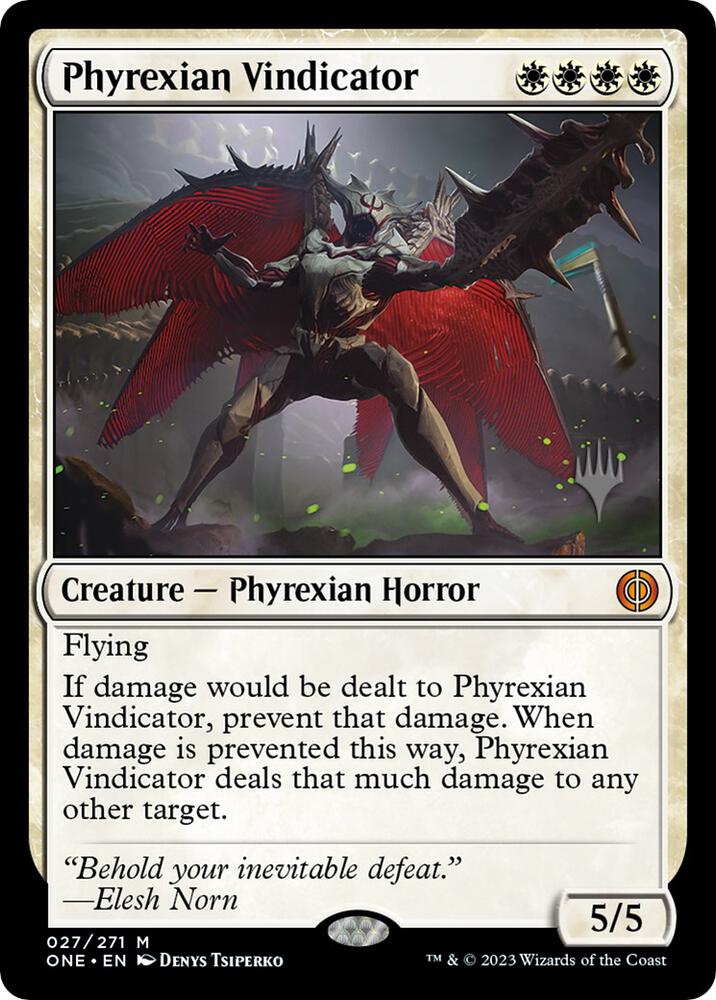 Phyrexian Vindicator - Promo Pack: Phyrexia: All Will Be One (PPONE) - FOIL