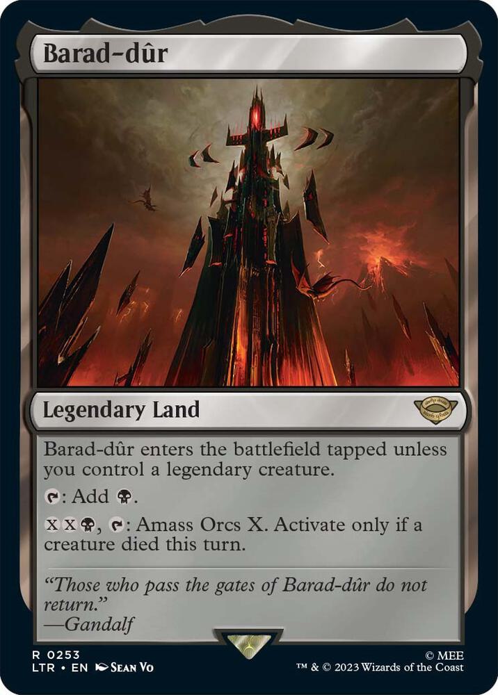 Barad-dur - Universes Beyond: The Lord of the Rings: Tales of Middle-earth (LTR) - FOIL