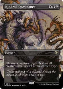 Kindred Dominance (Borderless) - Commander Masters (CMM)