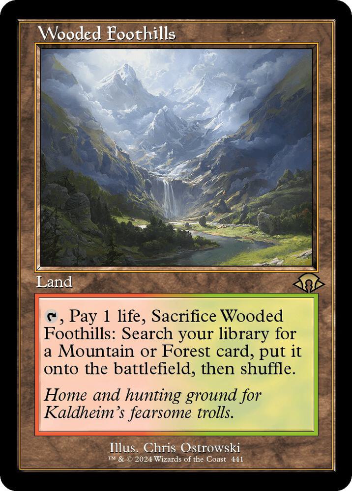Wooded Foothills (Retro Frame) - Modern Horizons 3 (MH3)