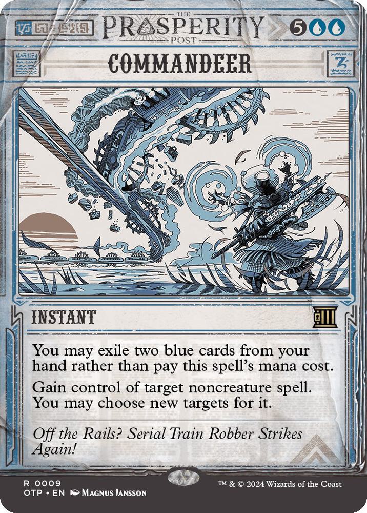 Commandeer - Outlaws of Thunder Junction: Breaking News (OTP) - FOIL