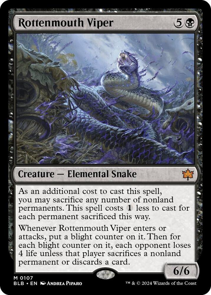 Rottenmouth Viper - Bloomburrow (BLB)