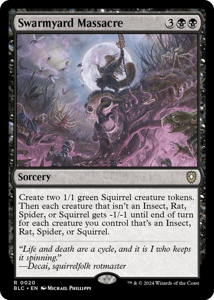 Swarmyard Massacre - Commander: Bloomburrow (BLC)