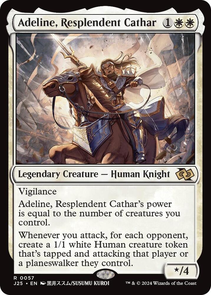 Adeline, Resplendent Cathar (Anime) - Foundations Jumpstart (J25)