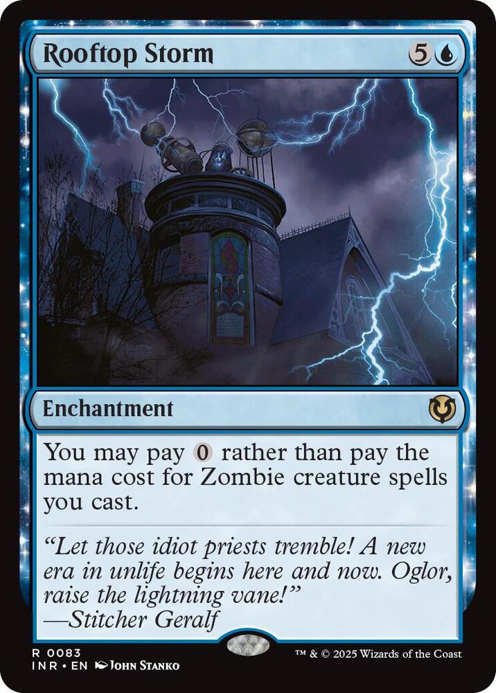 Rooftop Storm - Innistrad Remastered (INR) - FOIL