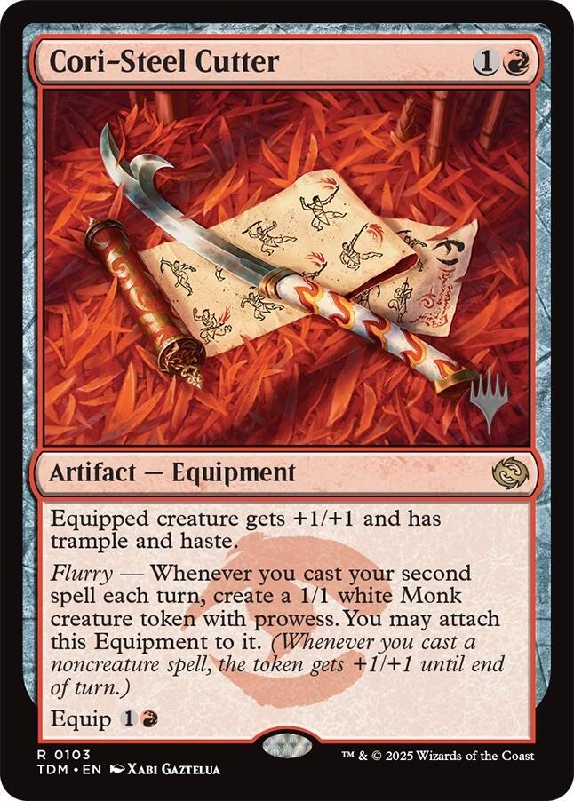 Cori-Steel Cutter - Promo Pack: Tarkir: Dragonstorm (PPTDM) - FOIL