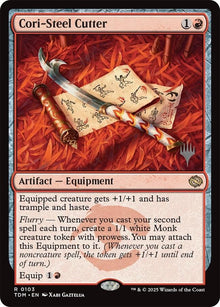 Cori-Steel Cutter - Promo Pack: Tarkir: Dragonstorm (PPTDM) - FOIL