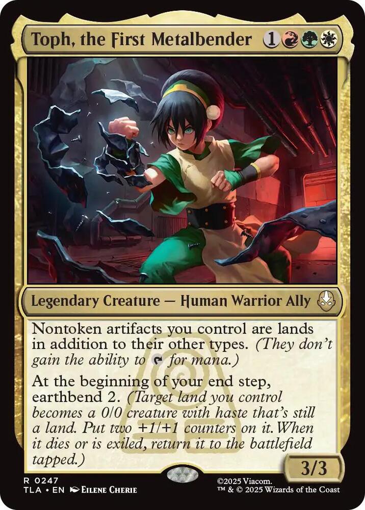 Toph, the First Metalbender - Avatar: The Last Airbender (TLA) - FOIL
