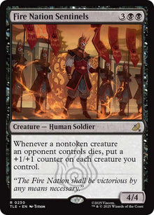 Fire Nation Sentinels - Avatar: The Last Airbender: Eternal-Legal (TLE) - FOIL
