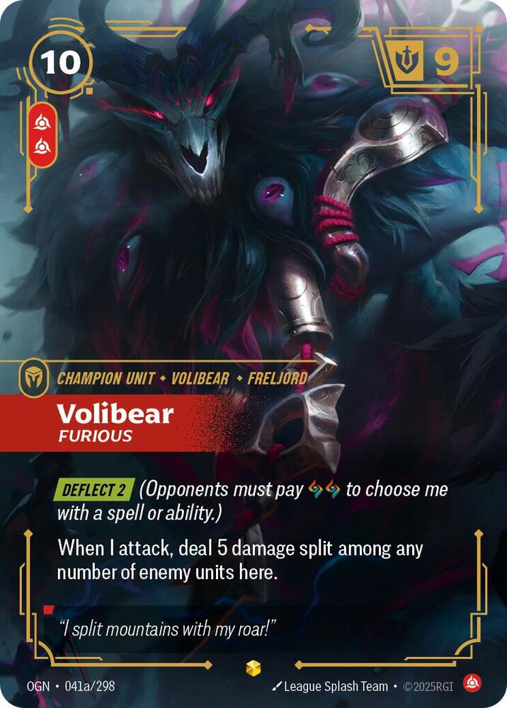 Volibear - Furious (Alternate Art) - Origins (OGN)