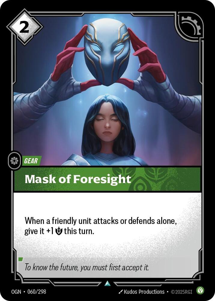 Mask of Foresight - Origins (OGN) - FOIL