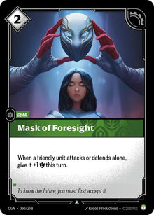 Mask of Foresight - Origins (OGN) - FOIL