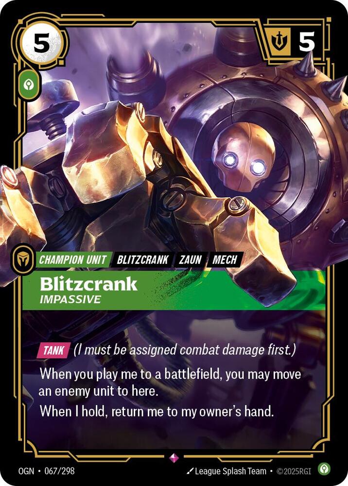 Blitzcrank - Impassive - Origins (OGN)