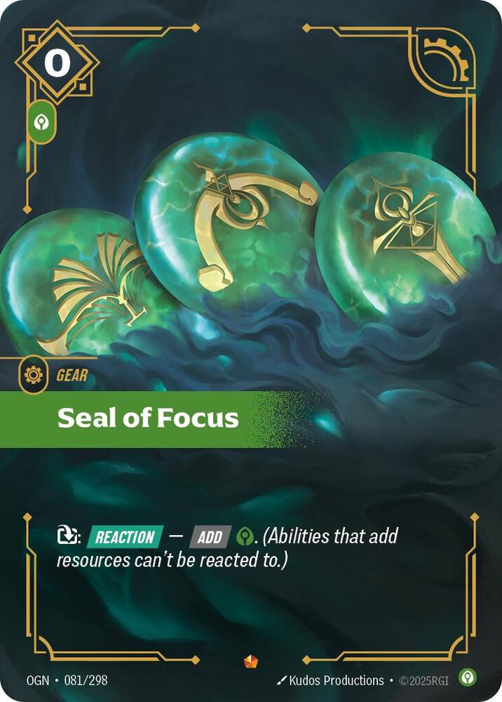 Seal of Focus - Origins (OGN)