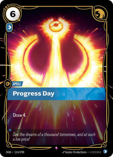 Progress Day - Origins (OGN)