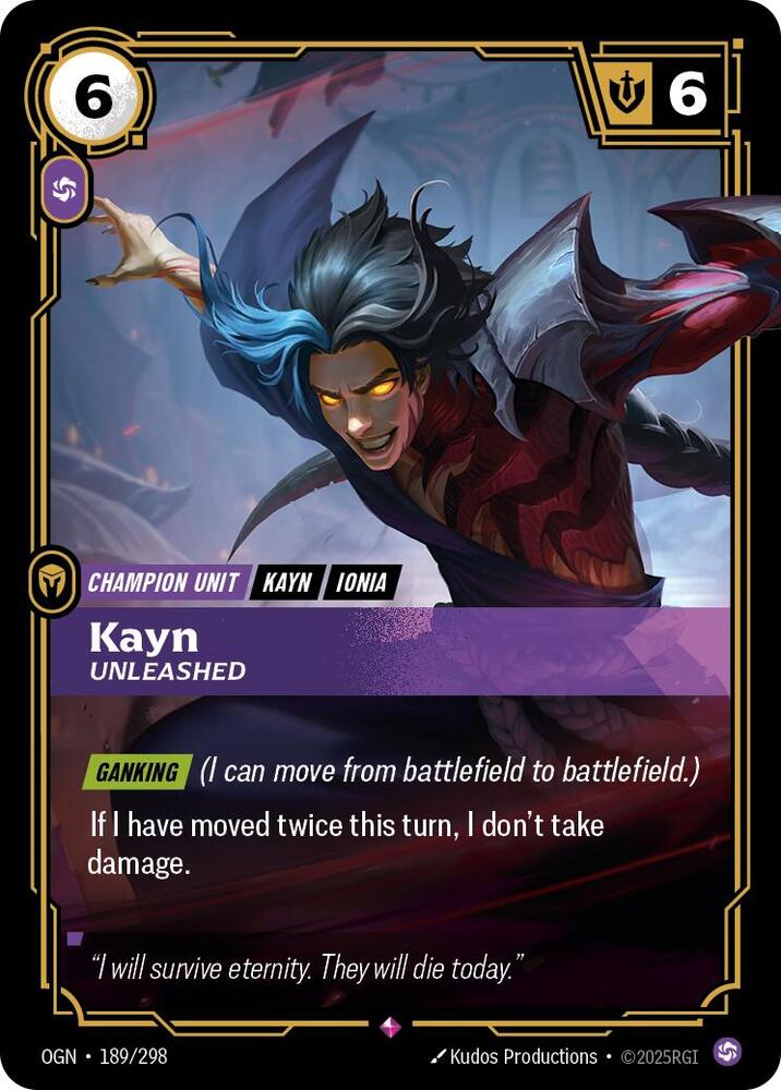 Kayn - Unleashed - Origins (OGN)