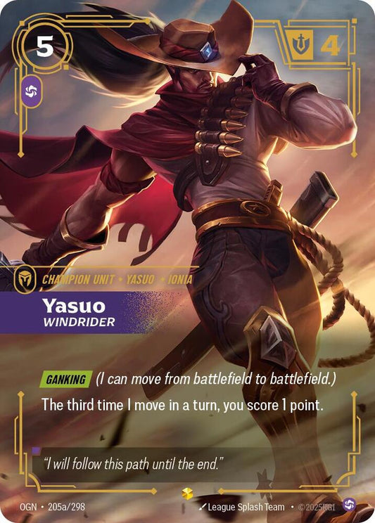 Yasuo - Windrider (Alternate Art) - Origins (OGN)