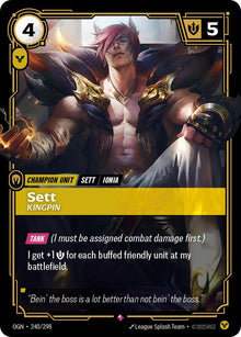 Sett - Kingpin - Origins (OGN)