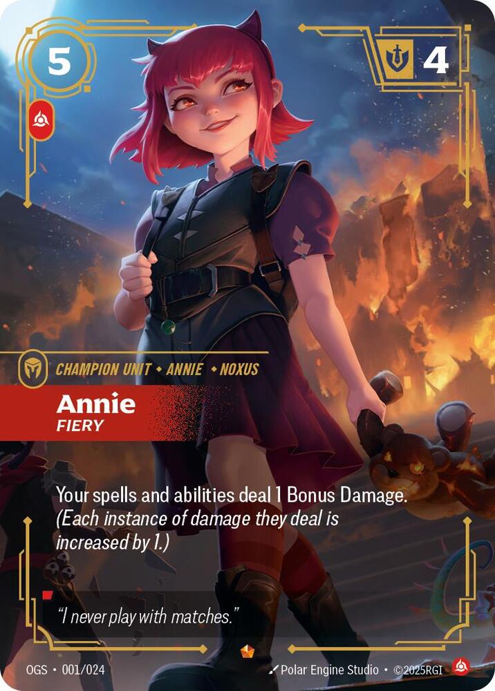 Annie - Fiery - Origins: Proving Grounds (OGS:PG)