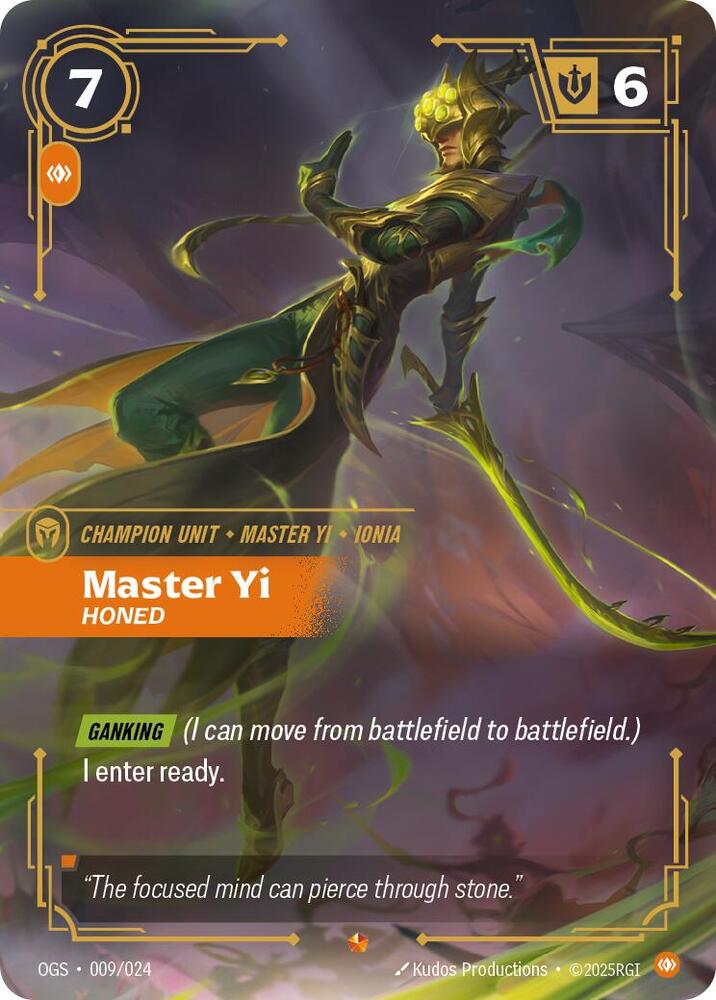 Master Yi - Honed - Origins: Proving Grounds (OGS:PG)