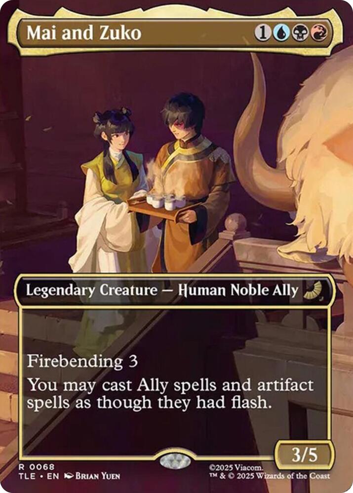Mai and Zuko (Borderless) - Avatar: The Last Airbender: Eternal-Legal (TLE)