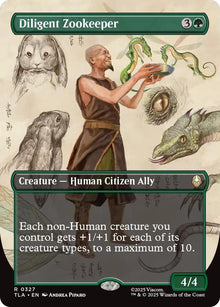 Diligent Zookeeper (Borderless) - Avatar: The Last Airbender (TLA) - FOIL
