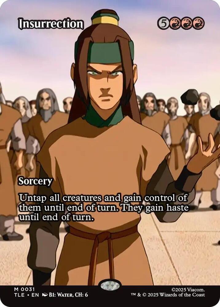 Insurrection (Borderless) - Avatar: The Last Airbender: Eternal-Legal (TLE) - FOIL