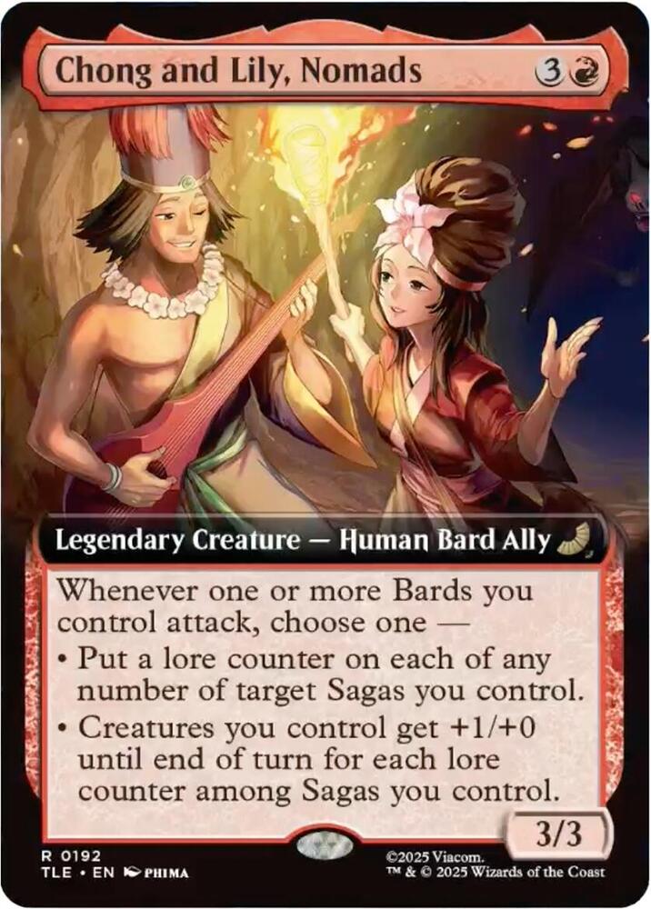 Chong and Lily, Nomads (Extended Art) - Avatar: The Last Airbender: Eternal-Legal (TLE) - FOIL