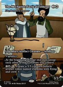 The Mechanist, Tactical Tinkerer - Lita, Mechanical Engineer (Borderless) - Avatar: The Last Airbender: Eternal-Legal (TLE) - FOIL