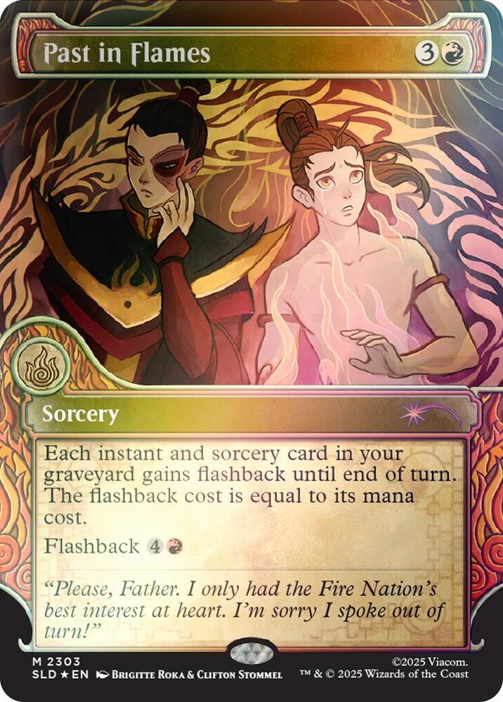 Past in Flames (Rainbow Foil) - Secret Lair Drop Series (SLD)
