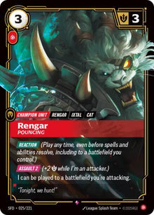 Rengar - Pouncing - Spiritforged (SPF)