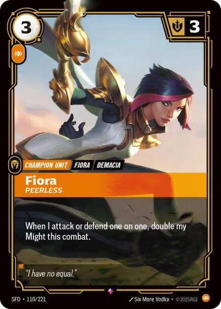 Fiora - Peerless - Spiritforged (SPF)