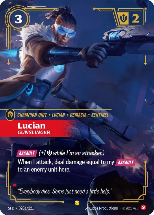 Lucian - Gunslinger (Alternate Art) - Spiritforged (SPF)
