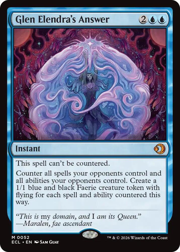 Glen Elendra's Answer - Lorwyn Eclipsed (ECL)